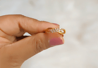 Image 3 of Infinity_Adjustable American Diamond Ring