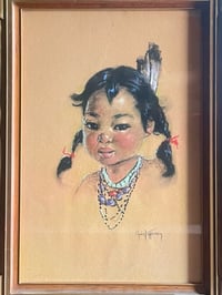 Image 3 of Pastel Portrait of a Little Girl
