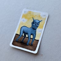 Image 3 of "Créature bleue" - Original art
