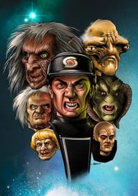 Spectrum Villains Art Print