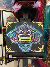 Image 1 of Gold embellished Barong canvas print 