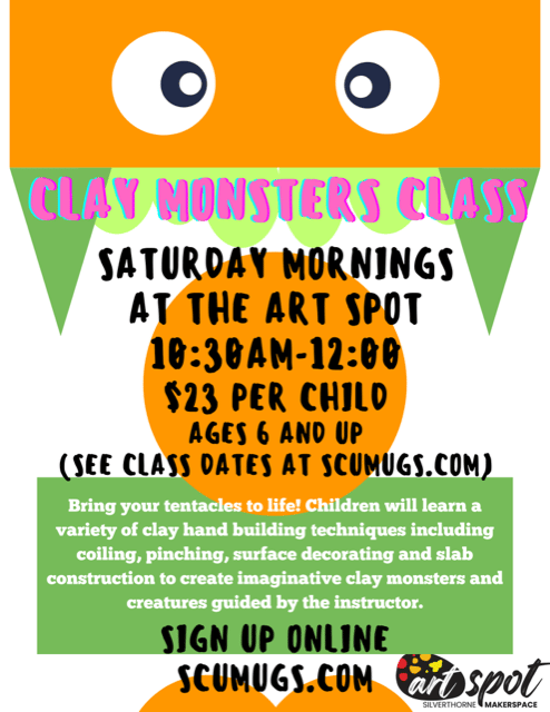 Image of Kids Clay Monsters Class 