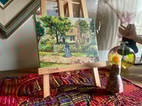 Image 2 of Delightful Oil Miniature on Board