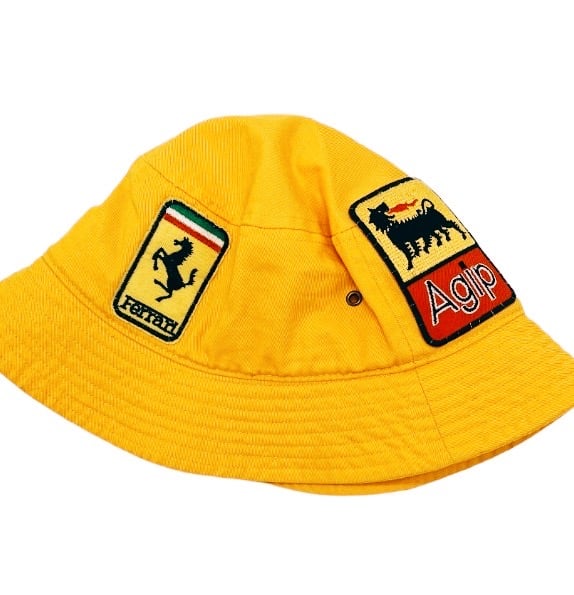 Image of Scuderia Ferrari Yellow Bucket Hat