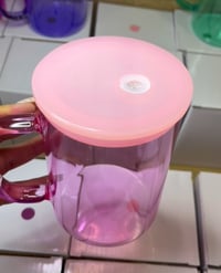 Image 3 of 17oz Clear Jelly Glass Mug
