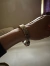 60s sterling silver heavy ID bracelet