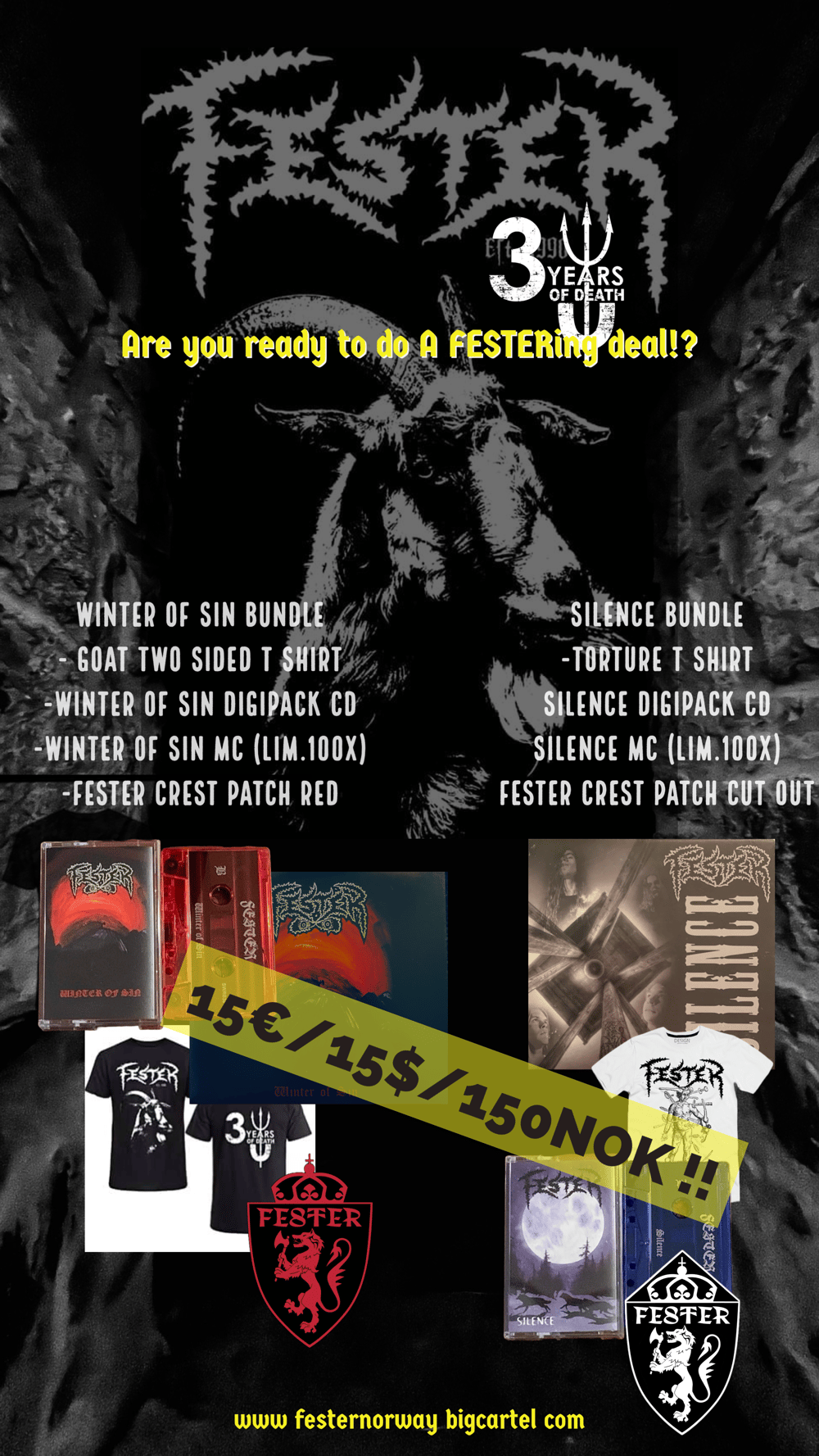 FESTER 30 anniversary deal