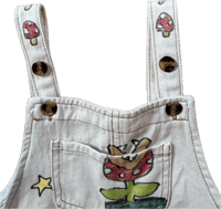 Image 2 of READY TO SHIP Super Mario 2-3t Doodle Overalls