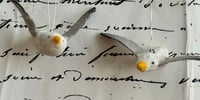 Image 1 of Spun cotton seagull ornaments