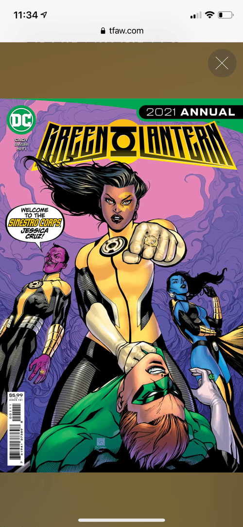 Image of GREEN LANTERN ANNUAL