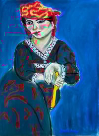 Image 1 of Study of Madras Rouge