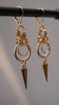 Image 1 of Gold Spike Drop Huggies 