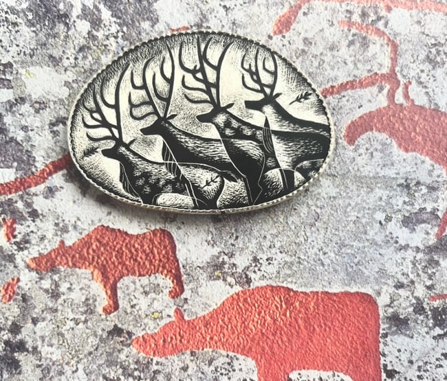 DISTANT ECHOES BROOCH