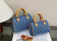 Image 1 of LV denim bag (Pre Order Ships 4/15)