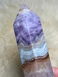 Image 9 of Lace Agate With Amethyst Generator #2380
