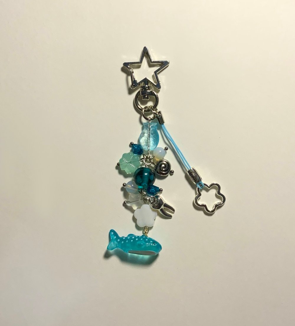 Image of Under the sea clutter keychains .ೃ࿔*:・