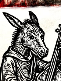 Image 4 of Eselbass // Kunstdruck