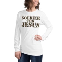 Image 5 of Soldier For Jesus Unisex Long Sleeve Tee