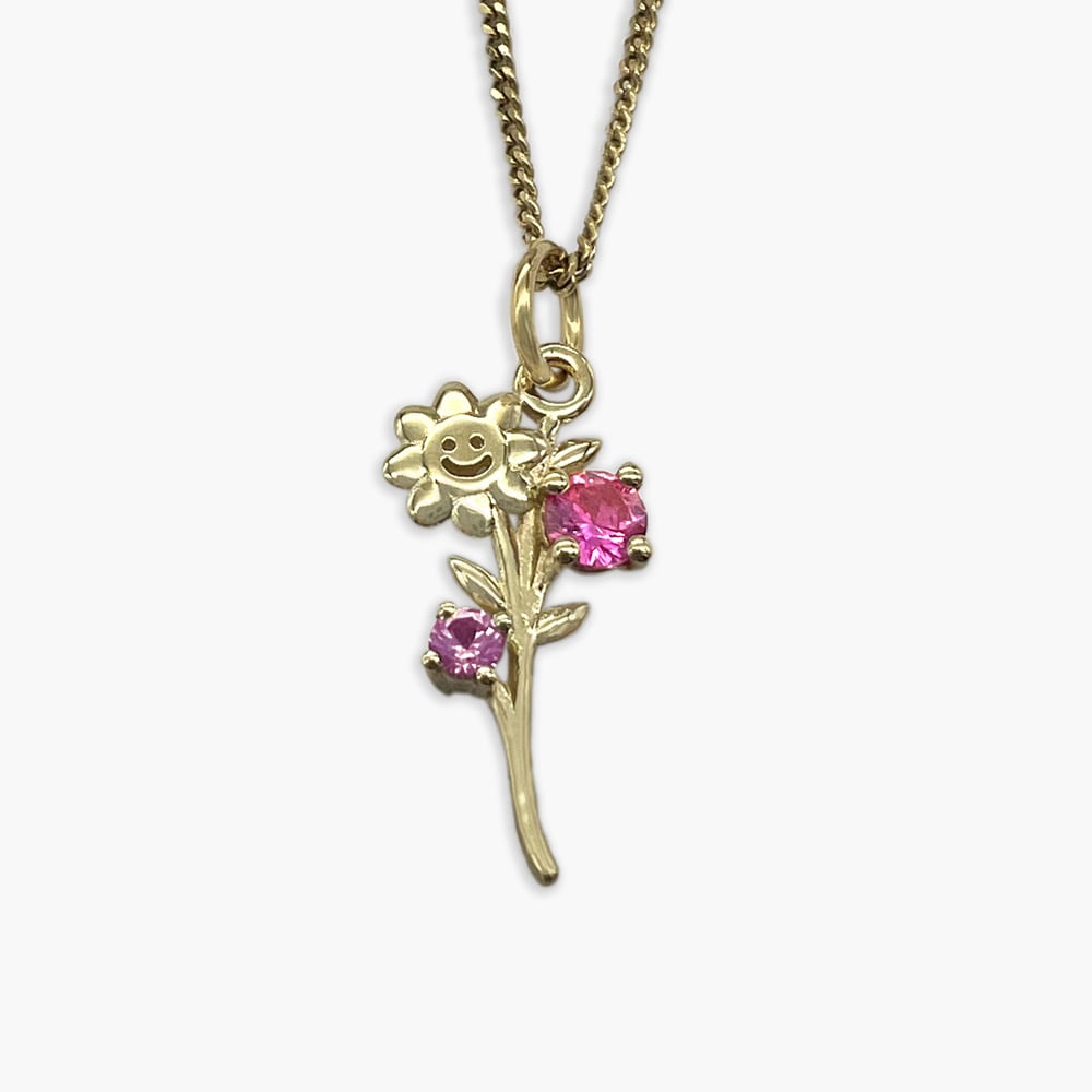 Image of Smiley Flower Pendant