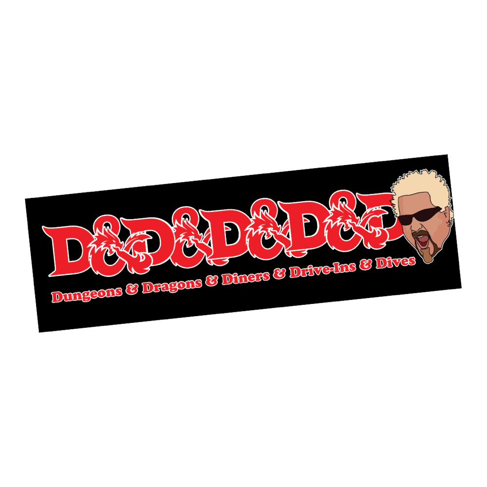 Image of DnDnDnDnD Sticker or Magnet