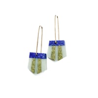 Image 1 of Lapis, Epidote & Aventurine Earrings