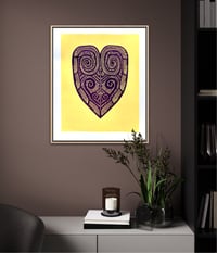 Image 1 of Aroha nui 03 (Big Love)  Canary Yellow
