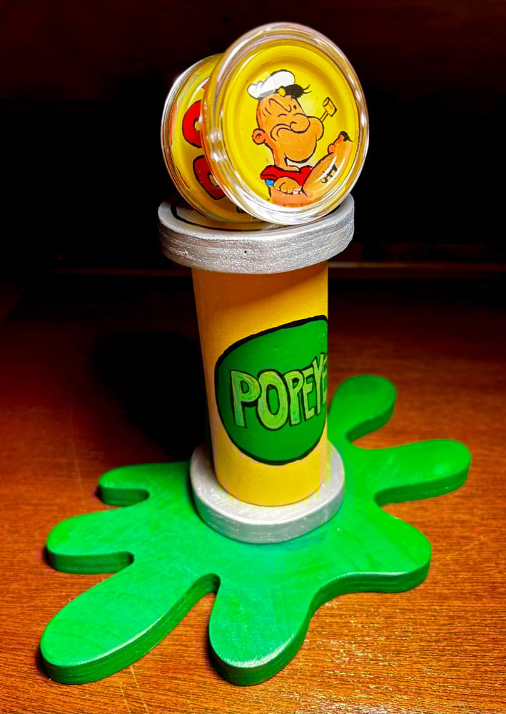 Image of Popeye Duncan Freehand One with Spinach Can Display