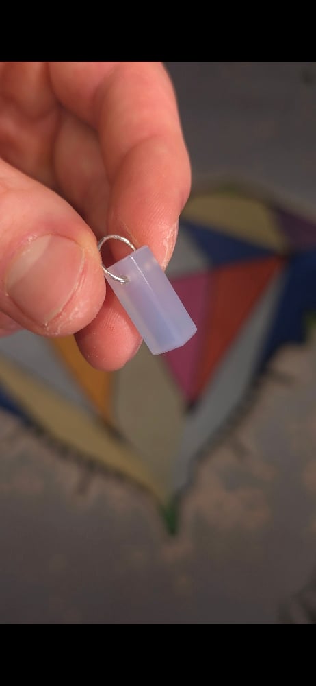 Image of Blue Chalcedony charm