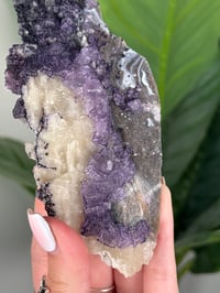 Image 3 of QR CODE PURPLE CUBIC FLUORITE -GUIZHOU CHINA- E