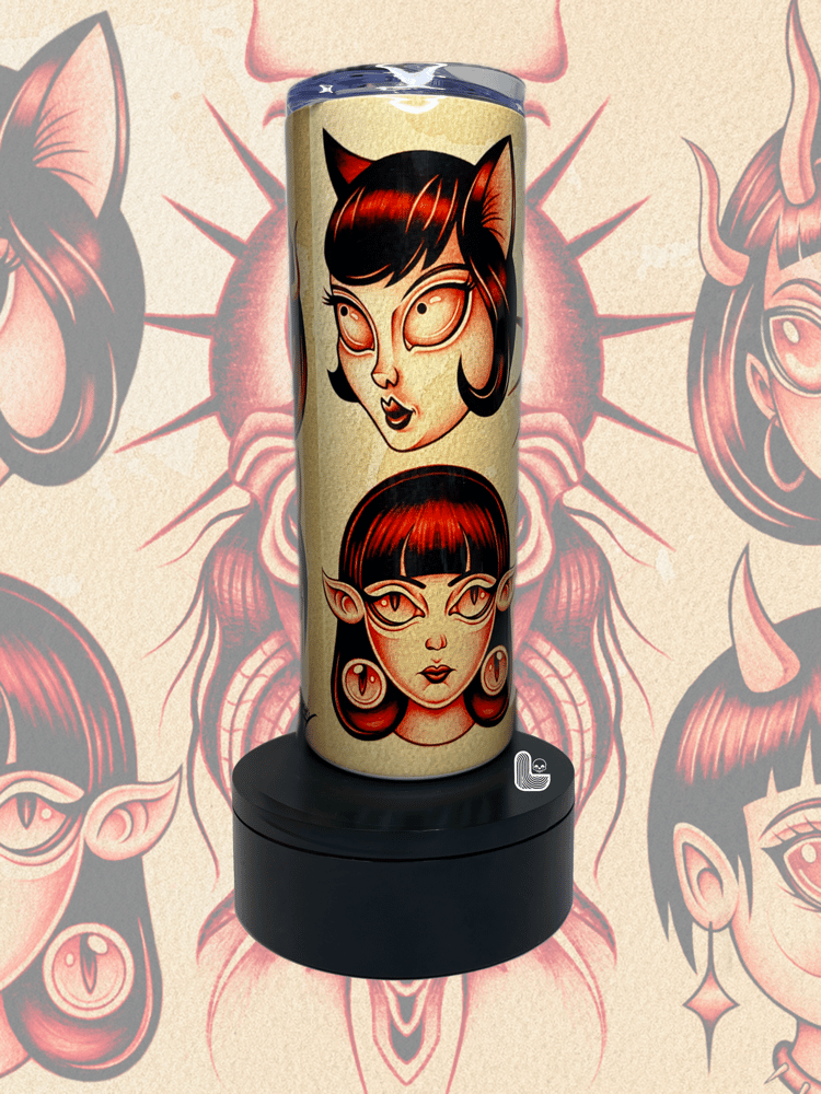 Image of Goth Ladies - Tattoo Flash Edition (20 oz Tumbler)
