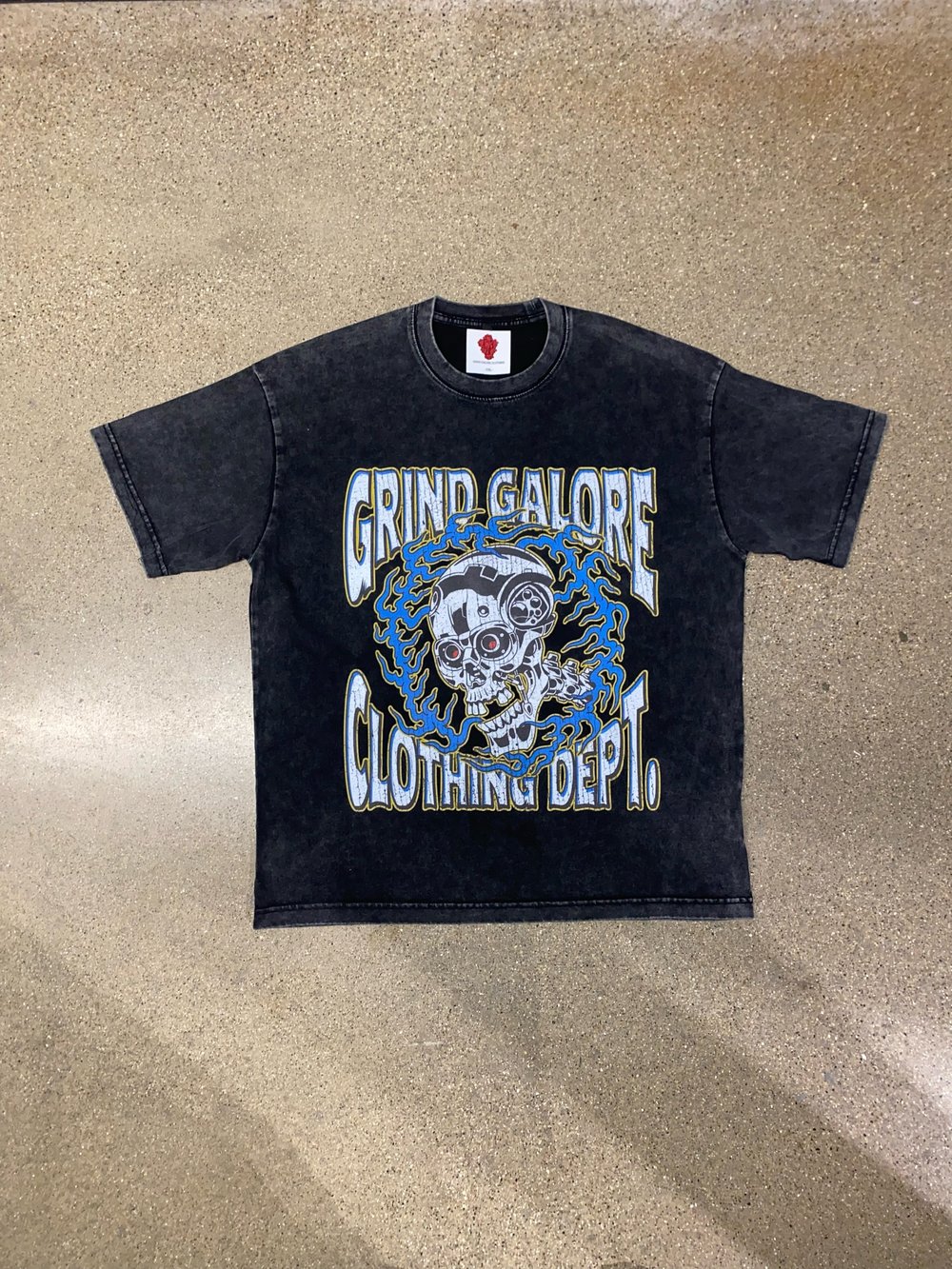 Image of GGC DEPT. Heavy Weight Acid Wash T Shirt