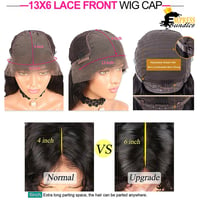 Image 1 of 13x6 HD straight frontal wig