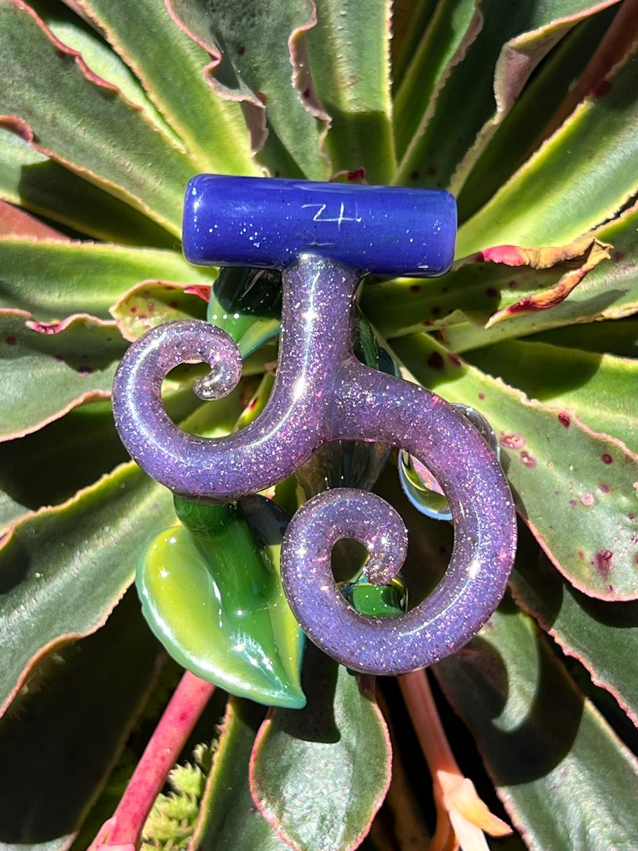 Image of Purple & Green Opal Vine Pendant
