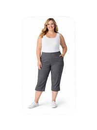 Image 1 of New Sz 22 Roz & Ali 2 Pocket Capri #806*13 (NWOT)