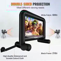 Image 8 of VEVOR | Projector Screen Projection Screen with Blower & Carrying Bag