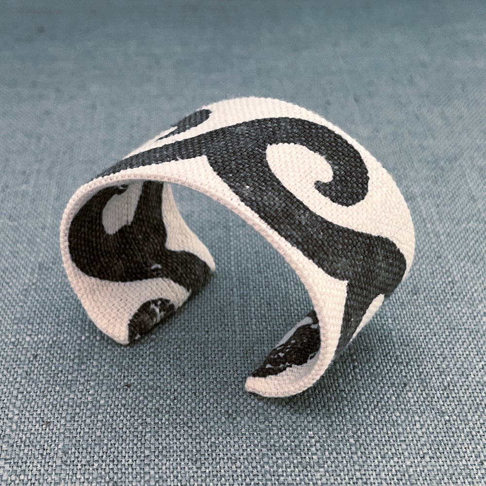 Image of Fabric Cuff - Wave