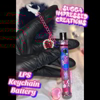 Image 1 of Pink LPS Keychain Battery
