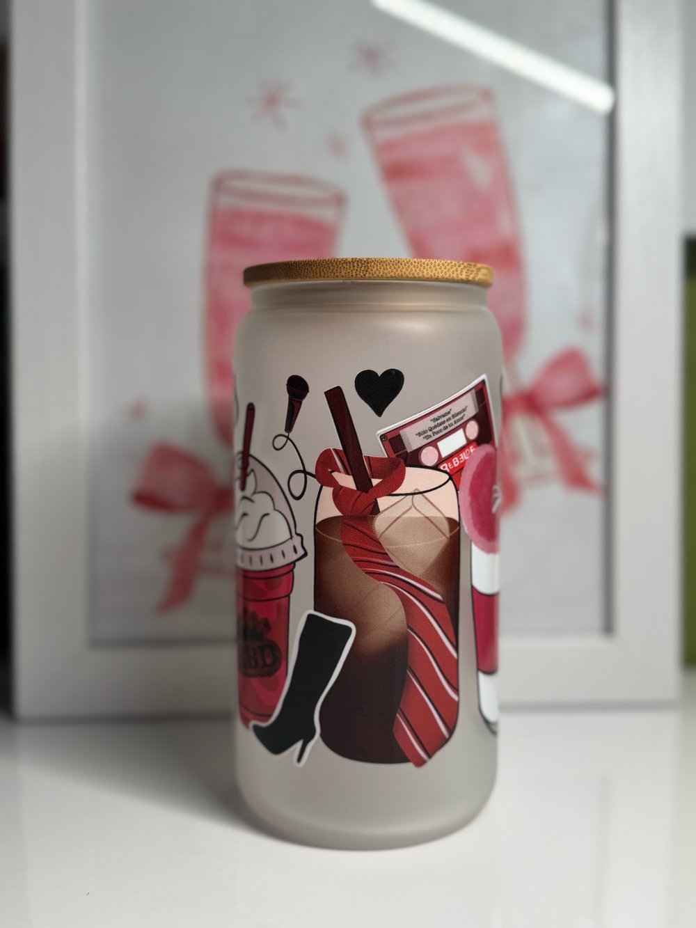 Image of 16oz Libby Glass - REBELDE