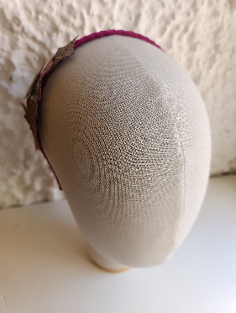 Image of Cerchietto stelle imperfette rosa/oro
