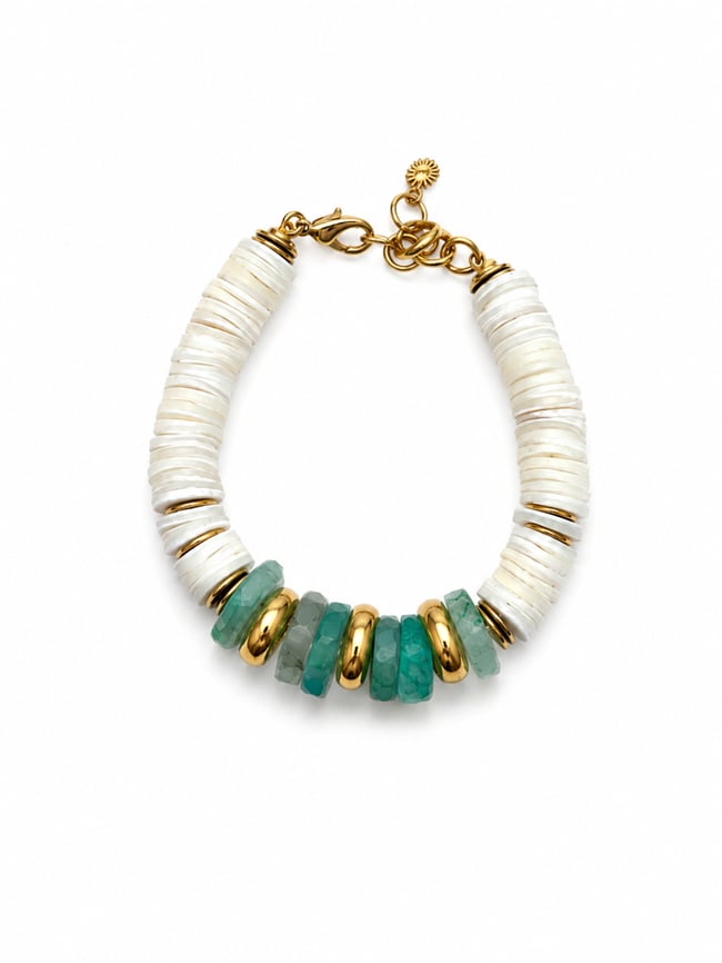 Archive Sophie rock bracelet vert 75€-40%=€45,00 