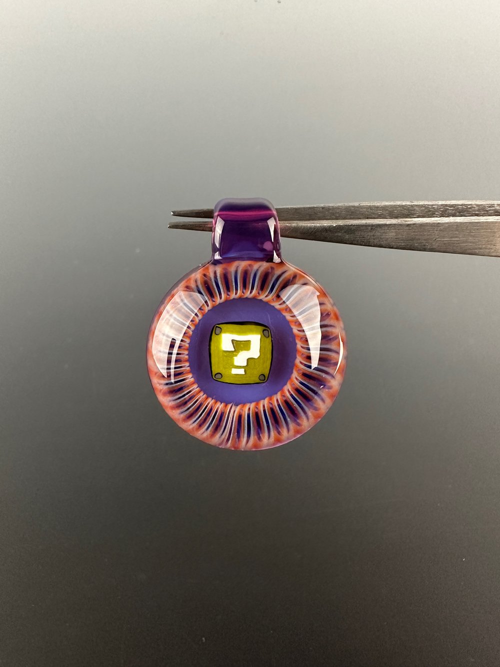 Image of Purple mystery box pendant