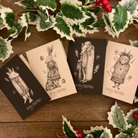 Image 1 of Christmas Folk Animals - Christmas Cards