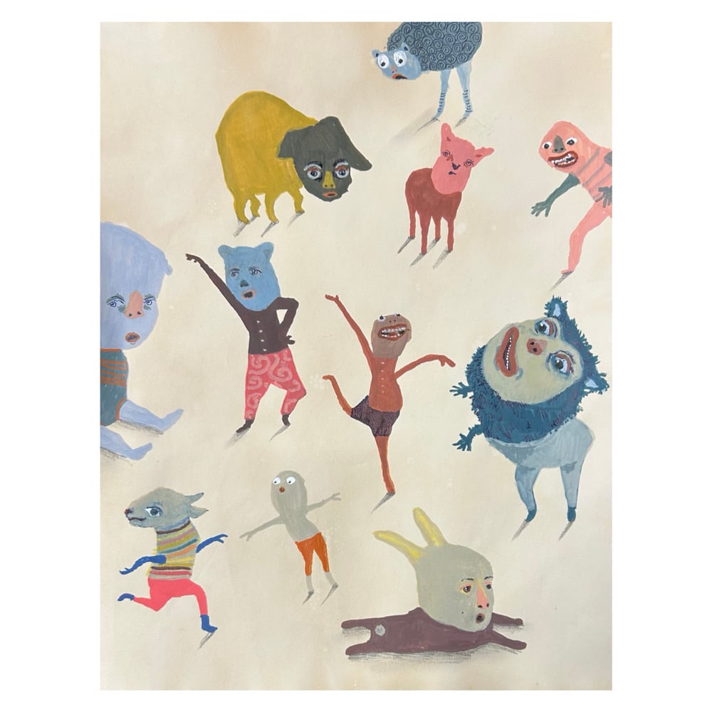 Image of some serious dance moves. 