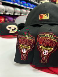 Image 2 of New Era 59Fifty Blk-Scarlet 