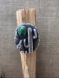 Image 1 of Cactus Moon Ring size 9.5 