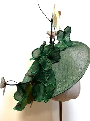 Image of Bottle green (emerald) headpiece