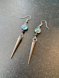 Image 3 of Abalone Dangle Earrings