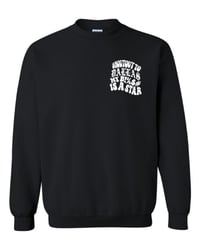 Image 1 of DALLAS STAR CREWNECK (BLK/WHT)