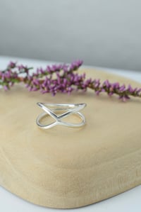 Image 1 of Saltire silver ring