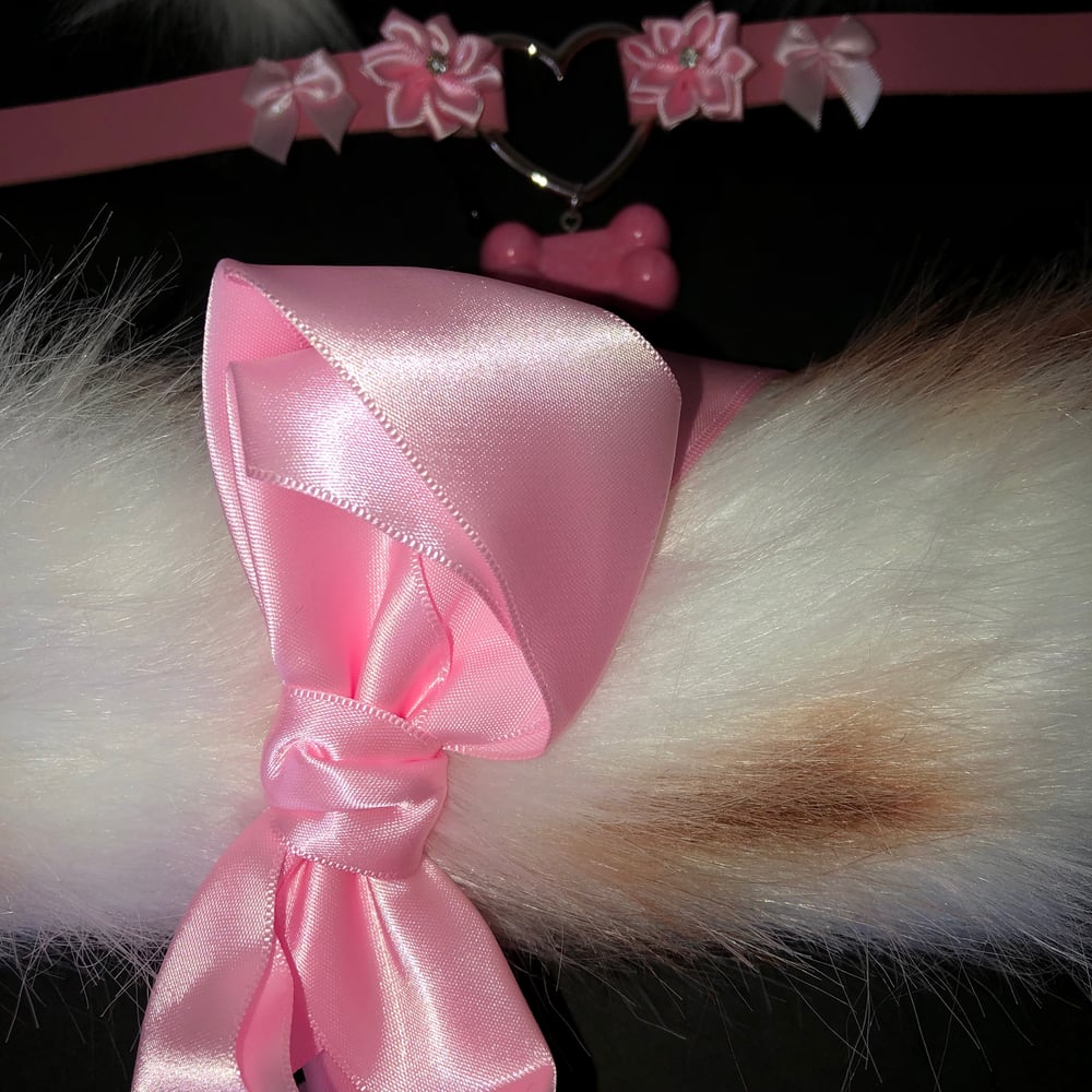 Brown/White Puppy Love Set *no plug*